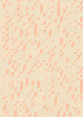 Edward Zajec 'in 1971' deki Il Cubo 'sunun uygulanması. Esasen 8 taştan oluşan bir Truchet fayans seti ve yerleştirme sanatı illüstrasyonu için kurallar