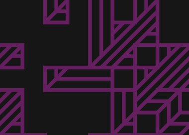 1999 'da Edward Zajec II Cubo' nun 1971 'de uygulanması. Esasen 8 taştan oluşan bir Truchet fayans seti ve yerleştirme sanatı illüstrasyonu için kurallar.