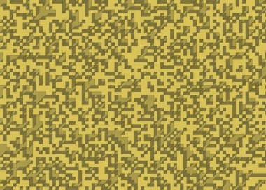 Edward Zajec 'in 1971' deki Il Cubo 'sunun uygulanması. Esasen 8 taştan oluşan bir Truchet fayans seti ve yerleştirme sanatı illüstrasyonu için kurallar