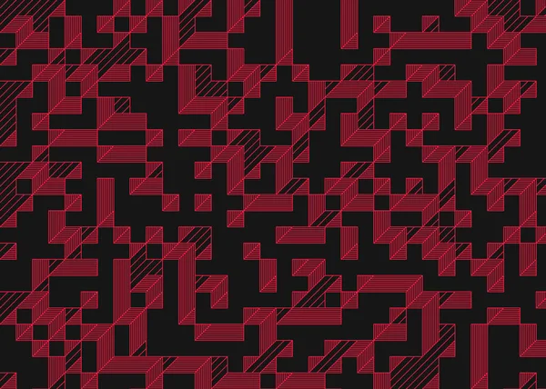 1999 'da Edward Zajec II Cubo' nun 1971 'de uygulanması. Esasen 8 taştan oluşan bir Truchet fayans seti ve yerleştirme sanatı illüstrasyonu için kurallar.