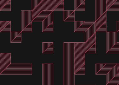 1999 'da Edward Zajec II Cubo' nun 1971 'de uygulanması. Esasen 8 taştan oluşan bir Truchet fayans seti ve yerleştirme sanatı illüstrasyonu için kurallar.