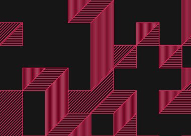 1999 'da Edward Zajec II Cubo' nun 1971 'de uygulanması. Esasen 8 taştan oluşan bir Truchet fayans seti ve yerleştirme sanatı illüstrasyonu için kurallar.