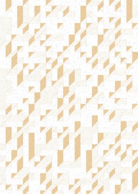 Edward Zajec 'in 1971' deki Il Cubo 'sunun uygulanması. Esasen 8 taştan oluşan bir Truchet fayans seti ve yerleştirme sanatı illüstrasyonu için kurallar