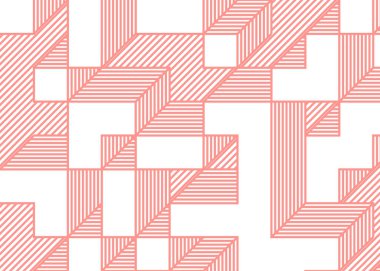 1999 'da Edward Zajec II Cubo' nun 1971 'de uygulanması. Esasen 8 taştan oluşan bir Truchet fayans seti ve yerleştirme sanatı illüstrasyonu için kurallar.