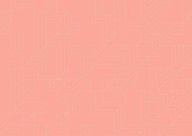 Edward Zajec 'in 1971' deki Il Cubo 'sunun uygulanması. Esasen 8 taştan oluşan bir Truchet fayans seti ve yerleştirme sanatı illüstrasyonu için kurallar