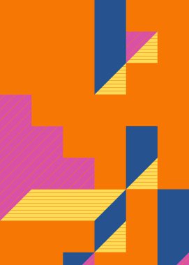 Edward Zajec 'in 1971' deki Il Cubo 'sunun uygulanması. Esasen 8 taştan oluşan bir Truchet fayans seti ve yerleştirme sanatı illüstrasyonu için kurallar