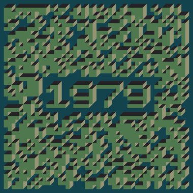 1999 'da Edward Zajec II Cubo' nun 1971 'de uygulanması. Esasen 8 taştan oluşan bir Truchet fayans seti ve yerleştirme sanatı illüstrasyonu için kurallar.