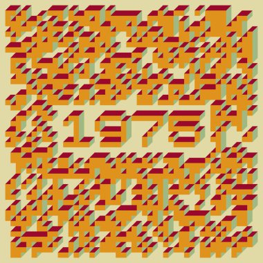 1999 'da Edward Zajec II Cubo' nun 1971 'de uygulanması. Esasen 8 taştan oluşan bir Truchet fayans seti ve yerleştirme sanatı illüstrasyonu için kurallar.