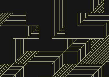 1999 'da Edward Zajec II Cubo' nun 1971 'de uygulanması. Esasen 8 taştan oluşan bir Truchet fayans seti ve yerleştirme sanatı illüstrasyonu için kurallar.