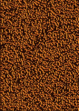 Edward Zajec 'in 1971' deki Il Cubo 'sunun uygulanması. Esasen 8 taştan oluşan bir Truchet fayans seti ve yerleştirme sanatı illüstrasyonu için kurallar