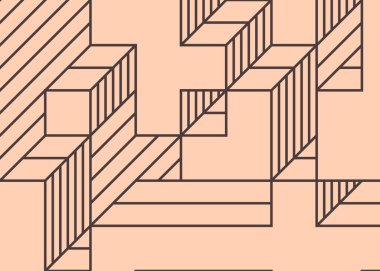 1999 'da Edward Zajec II Cubo' nun 1971 'de uygulanması. Esasen 8 taştan oluşan bir Truchet fayans seti ve yerleştirme sanatı illüstrasyonu için kurallar.