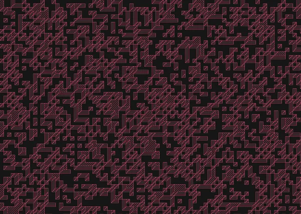 1999 'da Edward Zajec II Cubo' nun 1971 'de uygulanması. Esasen 8 taştan oluşan bir Truchet fayans seti ve yerleştirme sanatı illüstrasyonu için kurallar.