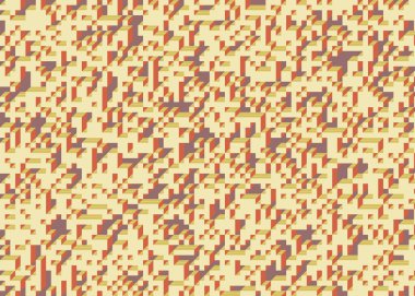 Edward Zajec 'in 1971' deki Il Cubo 'sunun uygulanması. Esasen 8 taştan oluşan bir Truchet fayans seti ve yerleştirme sanatı illüstrasyonu için kurallar