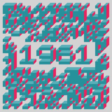 1958 'de Edward Zajec II Cubo' nun 1971 'de uygulanması. Esasen 8 taştan oluşan bir Truchet fayans seti ve yerleştirme sanatı illüstrasyonu için kurallar.