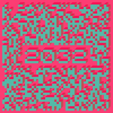 1958 'de Edward Zajec II Cubo' nun 1971 'de uygulanması. Esasen 8 taştan oluşan bir Truchet fayans seti ve yerleştirme sanatı illüstrasyonu için kurallar.