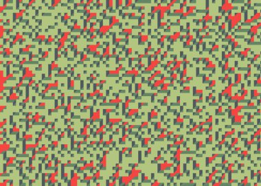 Edward Zajec 'in 1971' deki Il Cubo 'sunun uygulanması. Esasen 8 taştan oluşan bir Truchet fayans seti ve yerleştirme sanatı illüstrasyonu için kurallar