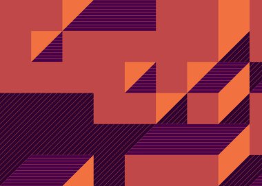 Edward Zajec 'in 1971' deki Il Cubo 'sunun uygulanması. Esasen 8 taştan oluşan bir Truchet fayans seti ve yerleştirme sanatı illüstrasyonu için kurallar