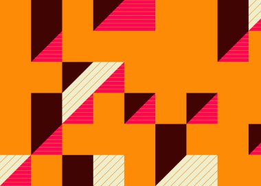 Edward Zajec 'in 1971' deki Il Cubo 'sunun uygulanması. Esasen 8 taştan oluşan bir Truchet fayans seti ve yerleştirme sanatı illüstrasyonu için kurallar