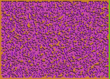 Edward Zajec 'in 1971' deki Il Cubo 'sunun uygulanması. Esasen 8 taştan oluşan bir Truchet fayans seti ve yerleştirme sanatı illüstrasyonu için kurallar