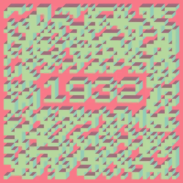 1958 'de Edward Zajec II Cubo' nun 1971 'de uygulanması. Esasen 8 taştan oluşan bir Truchet fayans seti ve yerleştirme sanatı illüstrasyonu için kurallar.