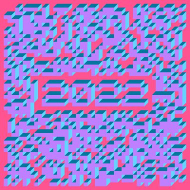 1958 'de Edward Zajec II Cubo' nun 1971 'de uygulanması. Esasen 8 taştan oluşan bir Truchet fayans seti ve yerleştirme sanatı illüstrasyonu için kurallar.