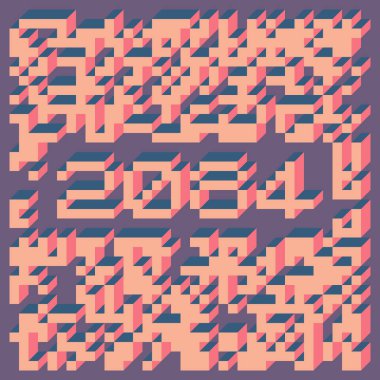 1958 'de Edward Zajec II Cubo' nun 1971 'de uygulanması. Esasen 8 taştan oluşan bir Truchet fayans seti ve yerleştirme sanatı illüstrasyonu için kurallar.