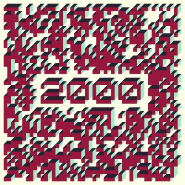 1958 'de Edward Zajec II Cubo' nun 1971 'de uygulanması. Esasen 8 taştan oluşan bir Truchet fayans seti ve yerleştirme sanatı illüstrasyonu için kurallar.