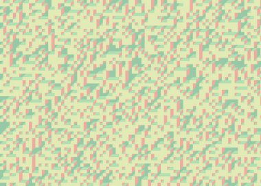 Edward Zajec 'in 1971' deki Il Cubo 'sunun uygulanması. Esasen 8 taştan oluşan bir Truchet fayans seti ve yerleştirme sanatı illüstrasyonu için kurallar