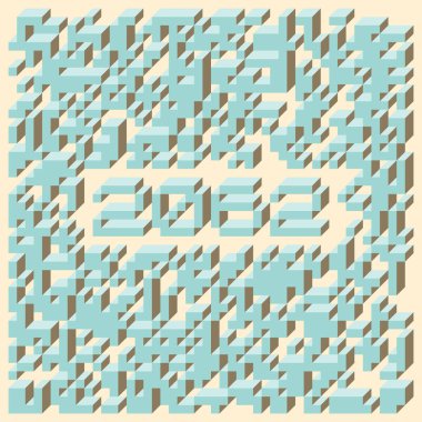 1958 'de Edward Zajec II Cubo' nun 1971 'de uygulanması. Esasen 8 taştan oluşan bir Truchet fayans seti ve yerleştirme sanatı illüstrasyonu için kurallar.