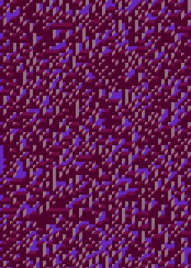 1958 'de Edward Zajec II Cubo' nun 1971 'de uygulanması. Esasen 8 taştan oluşan bir Truchet fayans seti ve yerleştirme sanatı illüstrasyonu için kurallar.