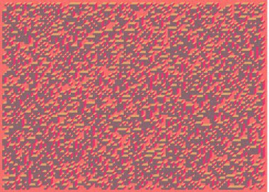 Edward Zajec 'in 1971' deki Il Cubo 'sunun uygulanması. Esasen 8 taştan oluşan bir Truchet fayans seti ve yerleştirme sanatı illüstrasyonu için kurallar