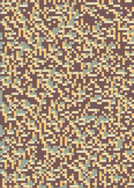 1958 'de Edward Zajec II Cubo' nun 1971 'de uygulanması. Esasen 8 taştan oluşan bir Truchet fayans seti ve yerleştirme sanatı illüstrasyonu için kurallar.