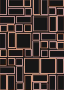 Ofset Quad üretken sanat arkaplan çizimi