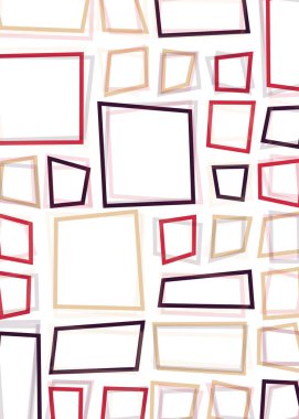 Ofset Quad üretken sanat arkaplan çizimi