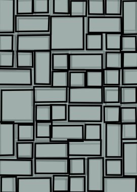 Ofset Quad üretken sanat arkaplan çizimi