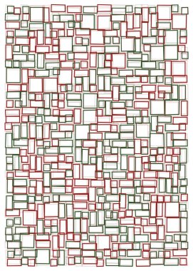 Ofset Quad üretken sanat arkaplan çizimi