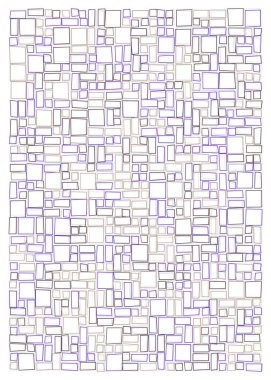 Ofset Quad üretken sanat arkaplan çizimi