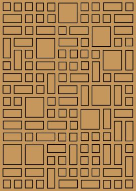 Ofset Quad üretken sanat arkaplan çizimi