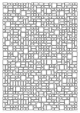 Ofset Quad üretken sanat arkaplan çizimi