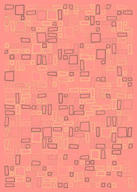 Ofset Quad üretken sanat arkaplan çizimi