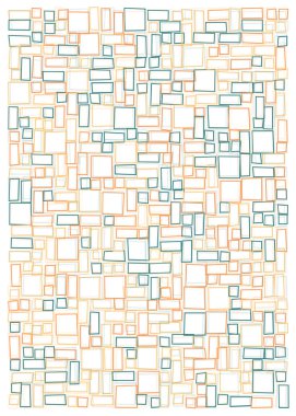 Ofset Quad üretken sanat arkaplan çizimi