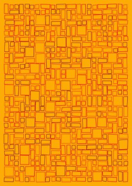 Ofset Quad üretken sanat arkaplan çizimi