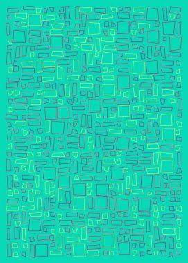 Ofset Quad üretken sanat arkaplan çizimi