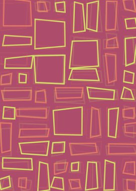 Ofset Quad üretken sanat arkaplan çizimi