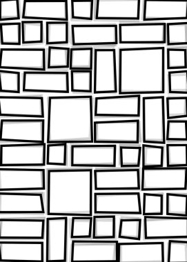 Ofset Quad üretken sanat arkaplan çizimi