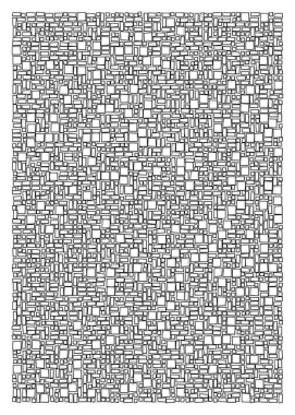 Ofset Quad üretken sanat arkaplan çizimi