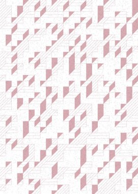 Edward Zajecs 2. Cubo 'nun 1971' deki uygulaması. Esasen 8 taştan oluşan bir Truchet fayans seti ve yerleştirme sanatı illüstrasyonu için kurallar.