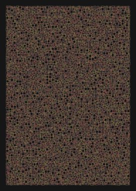 Ofset Quad üretken sanat arkaplan çizimi