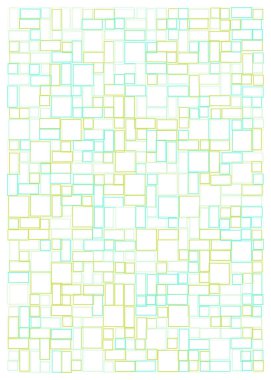 Ofset Quad üretken sanat arkaplan çizimi