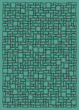 Ofset Quad üretken sanat arkaplan çizimi